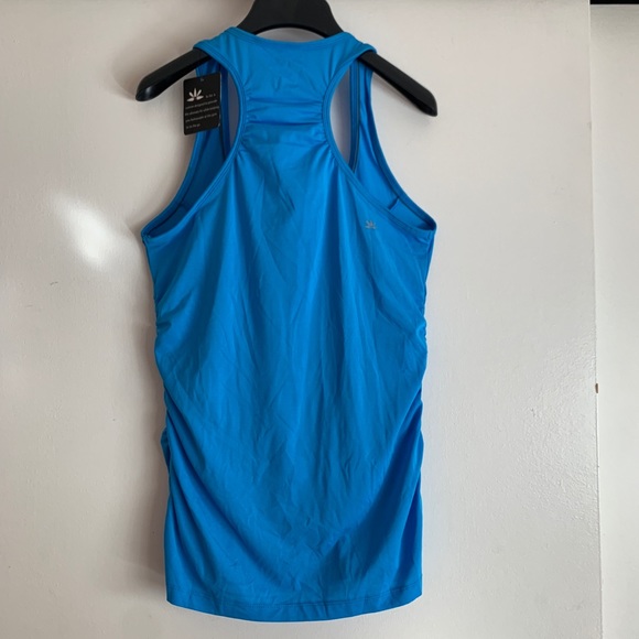 BLUE lukka ruched racerback workout top - Picture 4 of 7